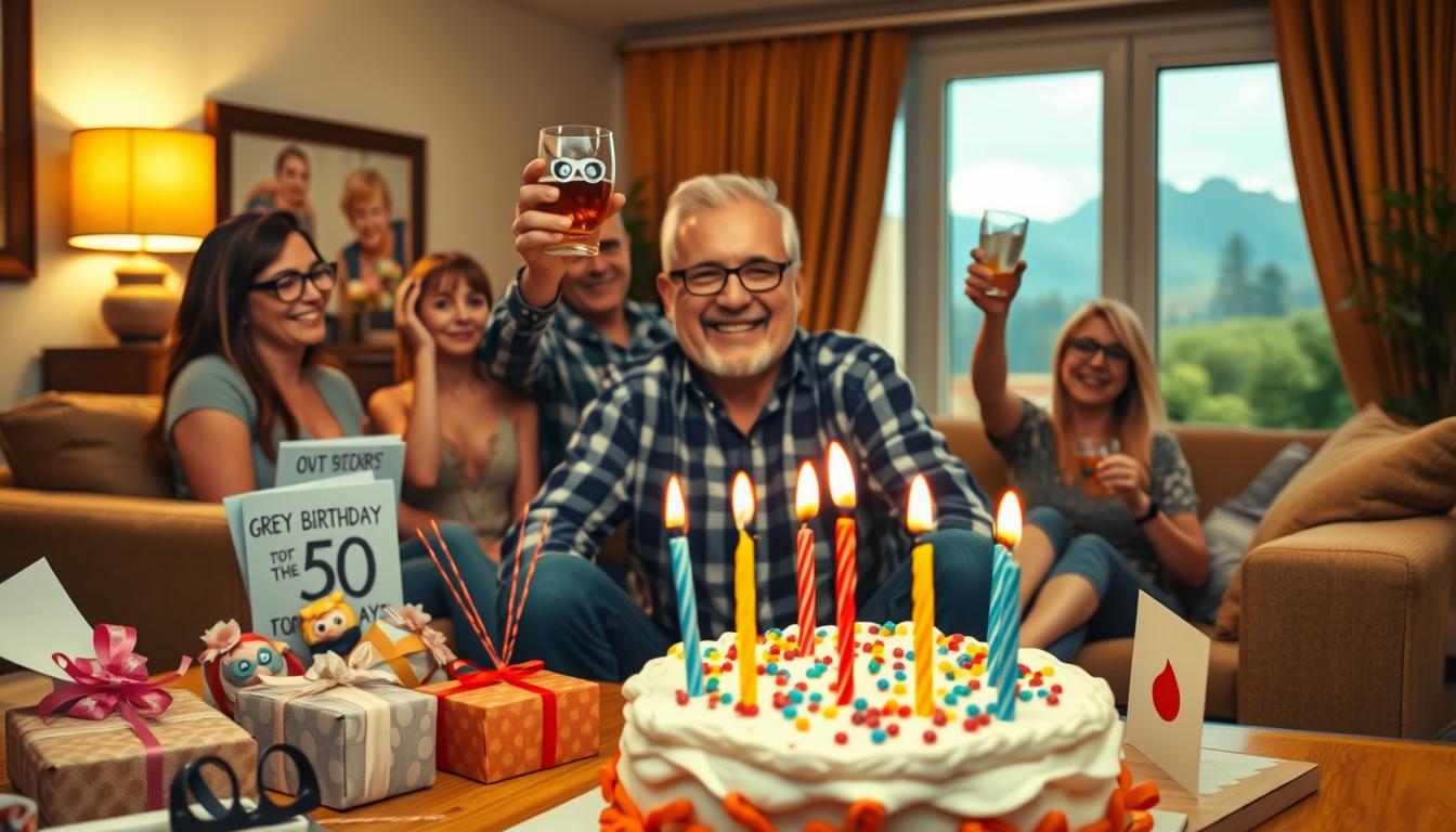 Śmieszne życzenia na 50 urodziny dla mężczyzny